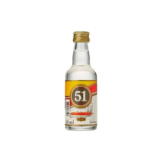 Cachaça 51 Pirassununga Miniatura 50ml