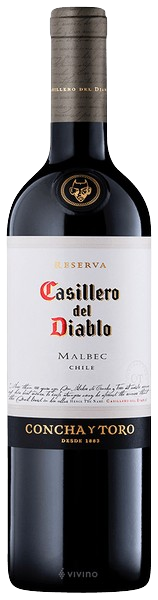 Vinho Casillero del Diablo Malbec 750ml