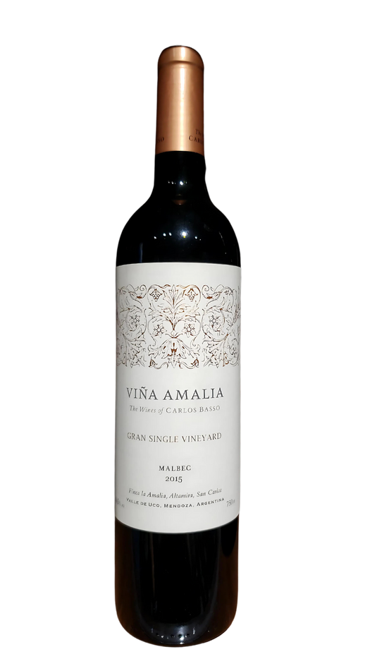 Vinho Amalia Gran Single Viney Malbec 750ml