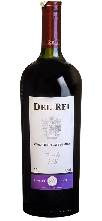 Vinho Del Rei Tinto Suave Corte 7/8 1L