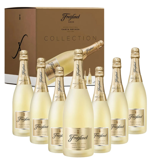 Kit Freixenet Carta Nevada Brut Cava - 6 x 750ml + 1 x 1,5L