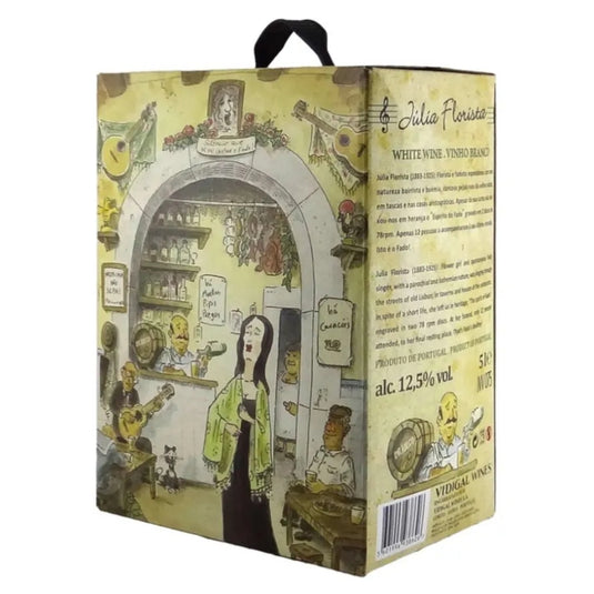 Vinho Julia Florista Branco Bag In Box 5L