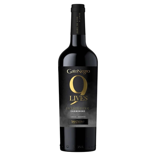 Vinho Gato Negro 9 Lives Carmenere 750ml