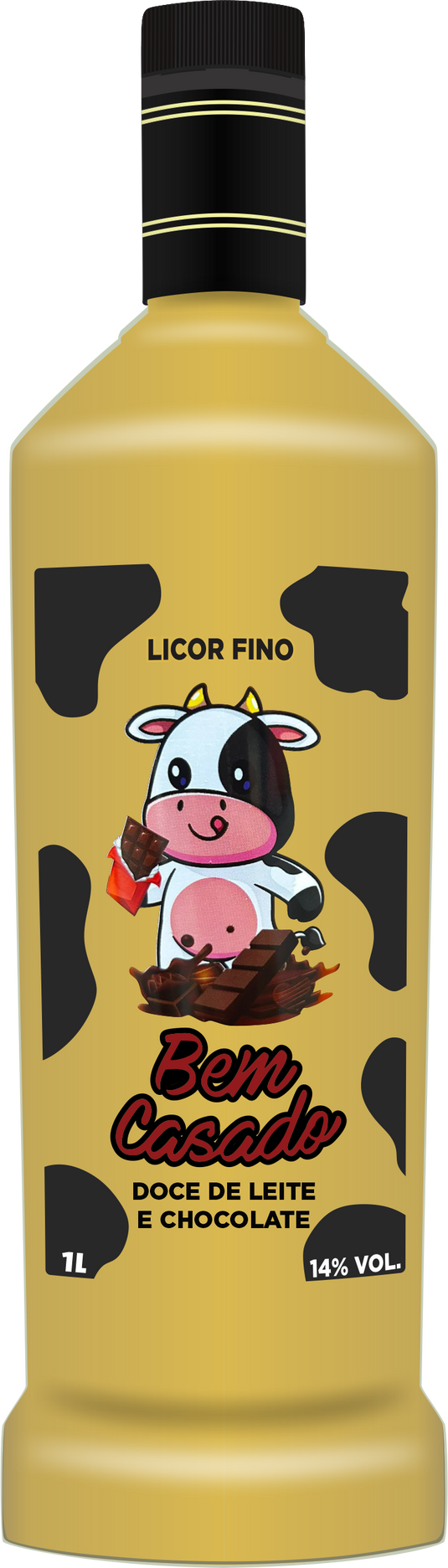 Licor Bem Casado Doce Leite Com Chocolate 1L