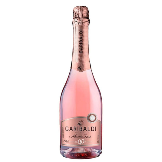 Espumante Garibaldi Moscatel Rosé Sem Álcool 750ml