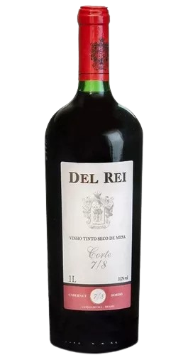 Vinho Del Rei Tinto Seco Corte 7/8 1L
