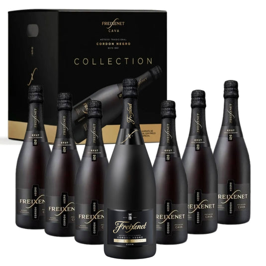 Kit Freixenet Cordón Negro Brut Cava - 6 x 750ml + 1 x 1,5L