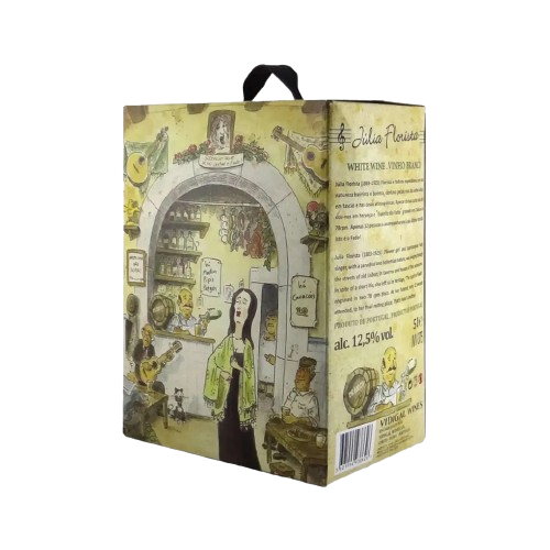 Vinho Julia Florista Branco Bag In Box 5L