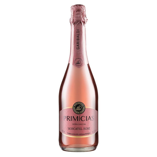 Espumante Garibaldi Primicias Moscatel Rosé 660ml