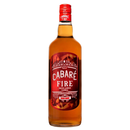 Cabaré Fire Coquetel de Canela à Base de Cachaça 1L