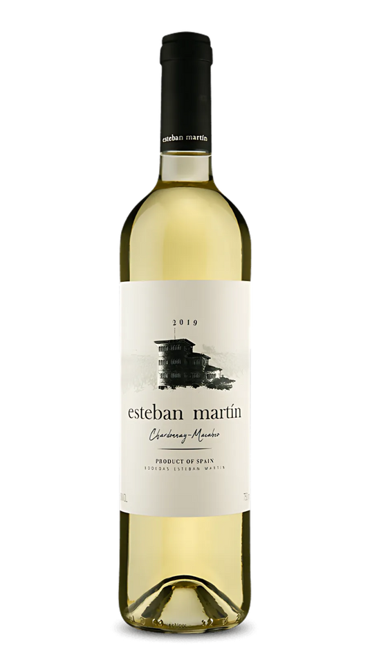 Vinho Esteban Martin Chardonnay/Macabeo 750ml