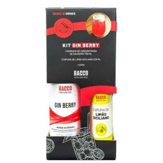 Kit Bacco Spirit Gin Berry Preparado 01 Kit