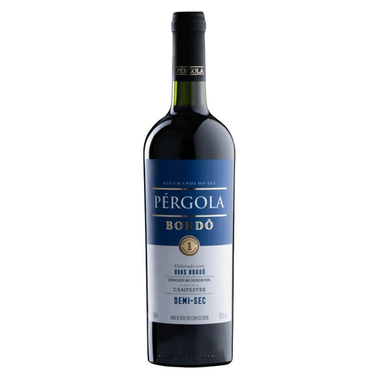 Vinho Pérgola Bordo Tinto Demi 750ml