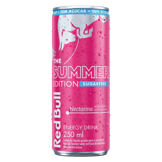 Energético Red Bull Sugar Free Nectarina 250ml