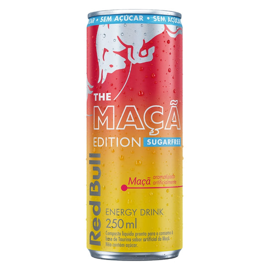 Energético Red Bull Sugar Free Maçã 250ml